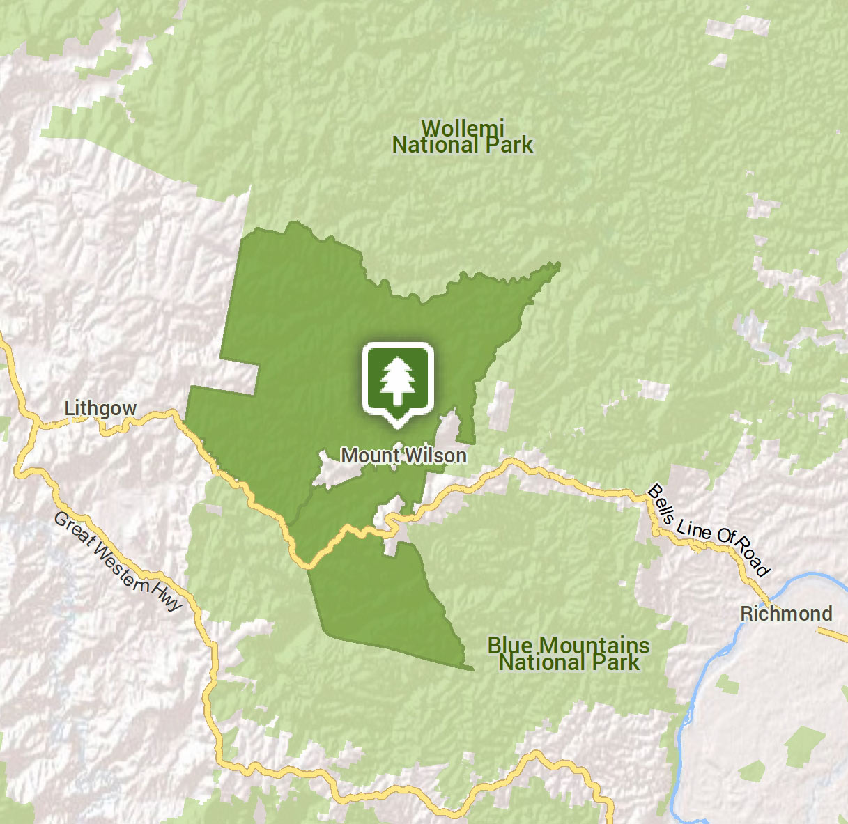 Mount Wilson area Visitor info NSW National Parks